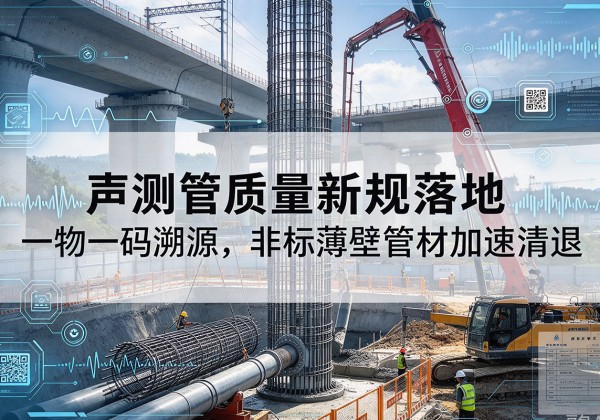 巴林左旗声测管质量新规落地，一物一码溯源，非标薄壁管材加速清退